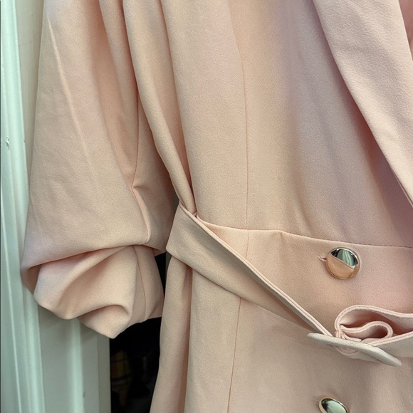 NWT boohoo pink belted blazer dress - Picture 5 of 9